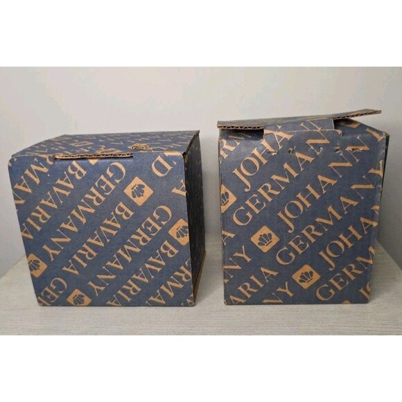 Vintage Johann Haviland Blue Garland Fine China Sugar Bowl & Creamer SET - Picture 3 of 11